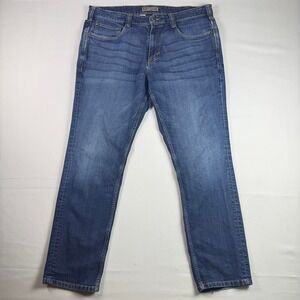 5.11 Tactical Defender-Flex Straight Leg Jeans Mens 36x30 Blue Medium Wash